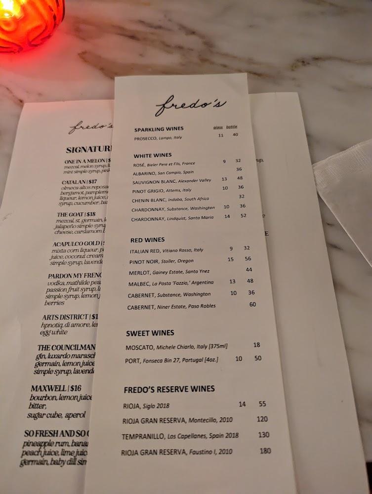 Fredo's Menu image 2