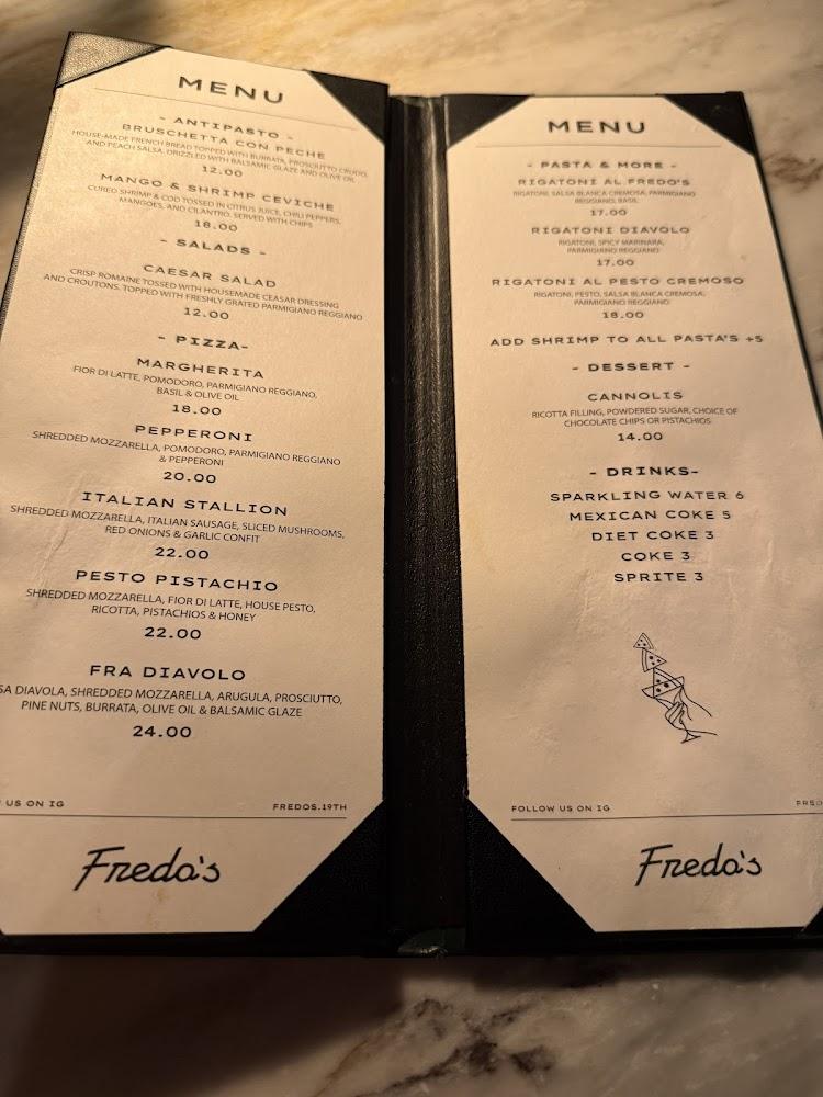 Fredo's Menu image 4